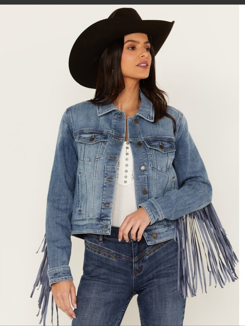 Idyllwind Fringe Jean Jacket Fueled By Miranda Lambert - Picture 11 of 11